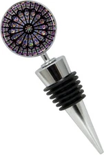 Notre Dame's Rose Window Wine Bottle Stopper in Gift Box Paris Souvenir