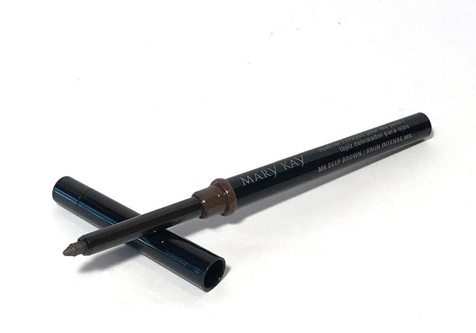 MARY KAY EYELINER PENCIL W/BUILT-IN SHARPENER~DEEP BROWN~NIB~DISCONTINUED! - Image 3 of 3