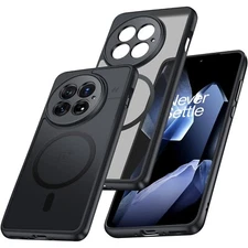 Magnetic Case for OnePlus 13 [Compatible with MagSafe], Translucent Matte Shockp