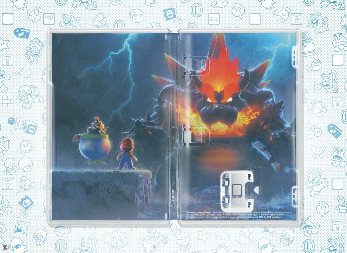 Super Mario 3D World Bowser's Fury COVER ART: Insert & Case for