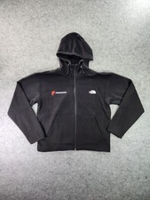 The North Face Hoodie Womens large Black Long Sleeve Full Zip High Neck
