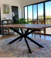 30 Inch Modern Table Base Metal Dinning Table Legs with Suction Cups, Heavy Duty