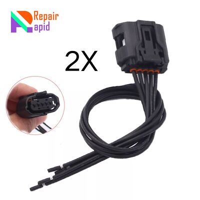 2x Mass Air Flow Meter Sensor Connector 5 Wires for Lexus RX350 IS350 IS250 