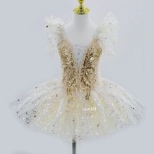 New Professional Ballet Dress Girls Romantic Tutu Performance Ballerina Dress
