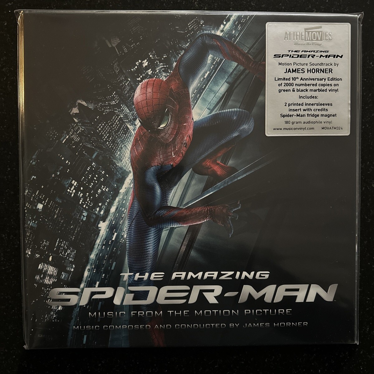 THE AMAZING SPIDER-MAN サウンドトラック LP The Amazing Spider-Man Original Soundtrack Vinyl-Helix Sounds