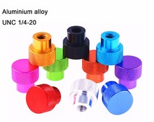 UNC 1/4-20 Dadi Pollice Zigrinati Foro Cieco Alluminio Tipo Alto Impugnatura