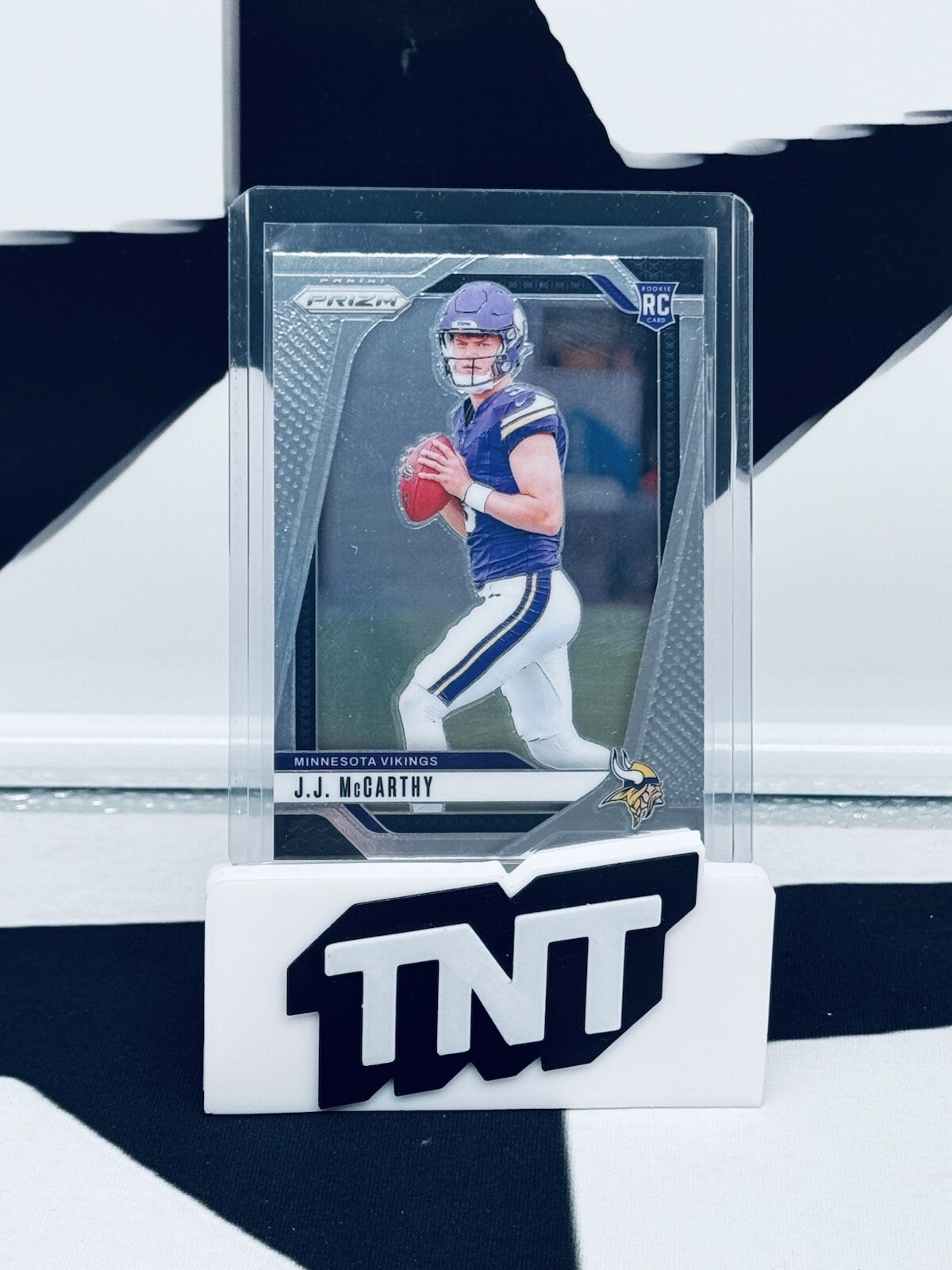 JJ McCarthy 2024 Panini Prizm #400 Rookie Minnesota Vikings