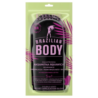 5903416053200 Brazilian Body dwustronna aksamitna rękawica Eveline Cosmetics