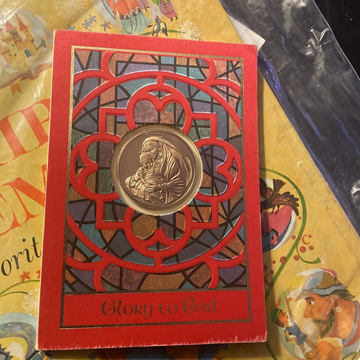1974 Bronze Coin Madonna And Child By Franklin Mint | eBay
