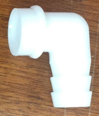 Fumoto SL-10 L-001 Plastic 90° Elbow for F Auto Oil Drain Valves w/ 3/8'' Nipples