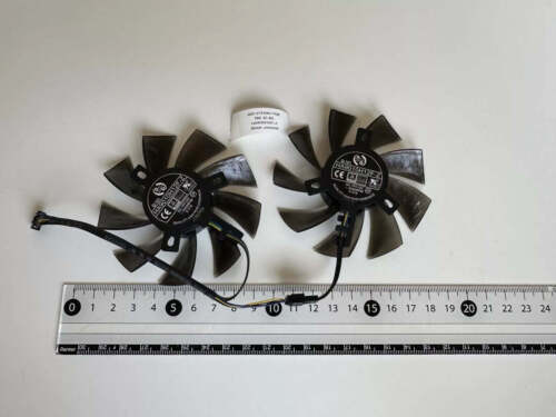 MSI GTX 960 1060 P106 HA9010H12F-Z Replacement Fans 85mm - Picture 8 of 12