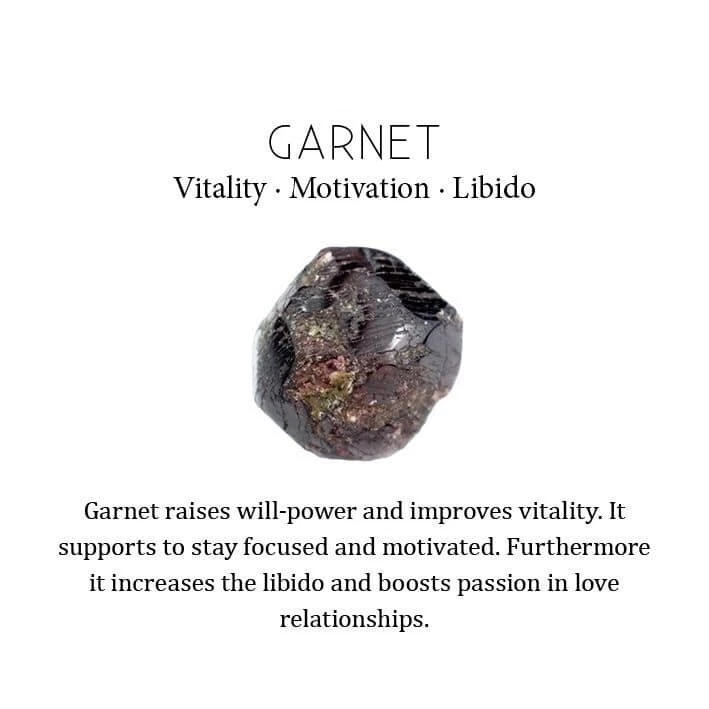 Brazalete de cadena de piedras preciosas granate natural plata de ley 925 joyería india Foto 3 de 4