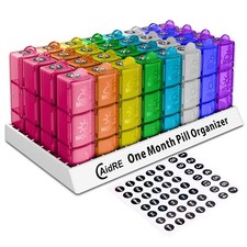 Monthly Pill Organizer 3 Times A Day 30 Day One Month Pill Organizer 31 Day P...