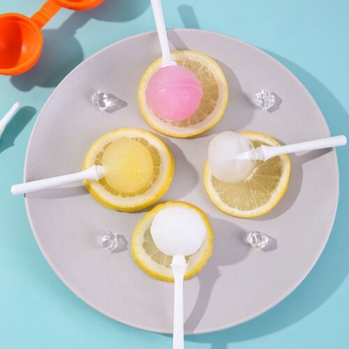 Mini Lollipop Mold Maker Ice Popsicle Ice Cream Ball Dessert Chocolate - Picture 1 of 16