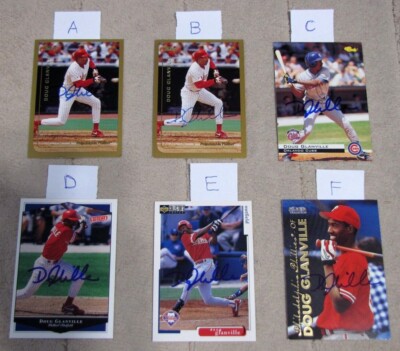 Doug Glanville Signed Auto Autograph Baseball Cards (Pick Your Card)