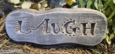 Laugh mold concrete plaster resin wax casting mould 9.5'' x 3.5'' x 1.20'' thick