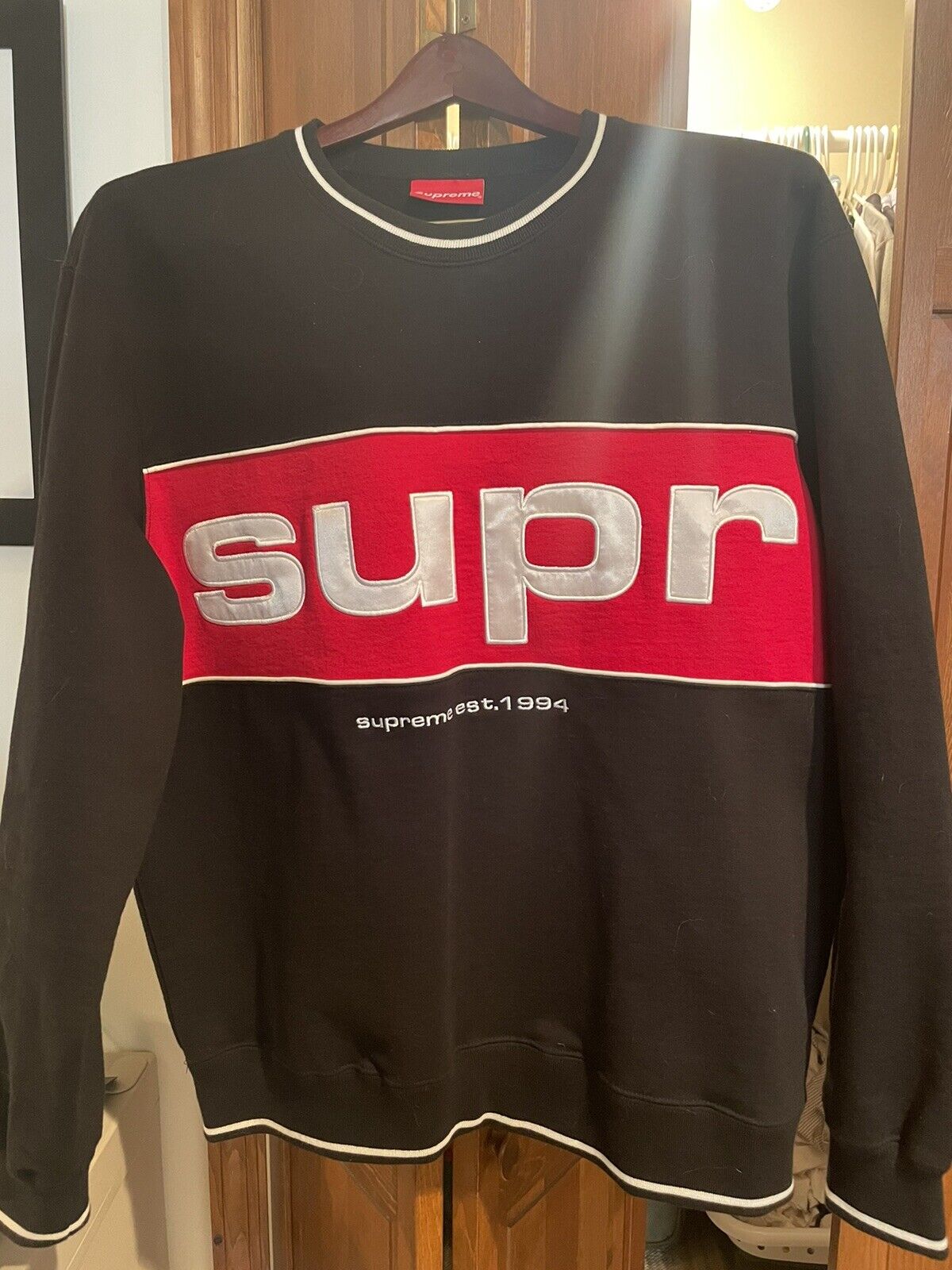 定番正規品】 Supreme - Supreme Piping Crewneckの通販 by rakuma's ...