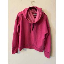 Women's Altheta Cowl Neck Pink Hoodie Size XL