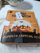 pumpkin decorating kit 20 pc mostly metal will last for years