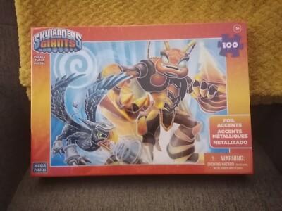 Skylanders Giants - Mega Puzzles 100 PC Folienakzente Puzzle - NEU & VERSIEGELT!