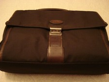 Cartella borsa da lavoro The Bridge in vera pelle e tessuto