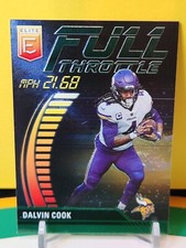 2023 Donruss Elite - Full Throttle Green #FT-DC Dalvin Cook - Minnesota Vikings 