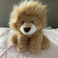 APRICOT LAMB Plush Lion Stuffed Toy Animal Lovey Tan 8"