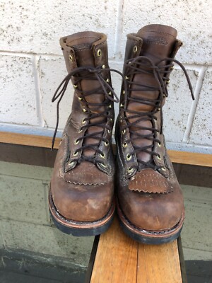 CHIPPEWA BOOTS 11.5 D STEEL TOE BOOTS 11.5 Vibram Soles Boots  11.5 INSULATED