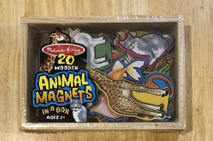 melissa & doug 20 animal magnets in a box