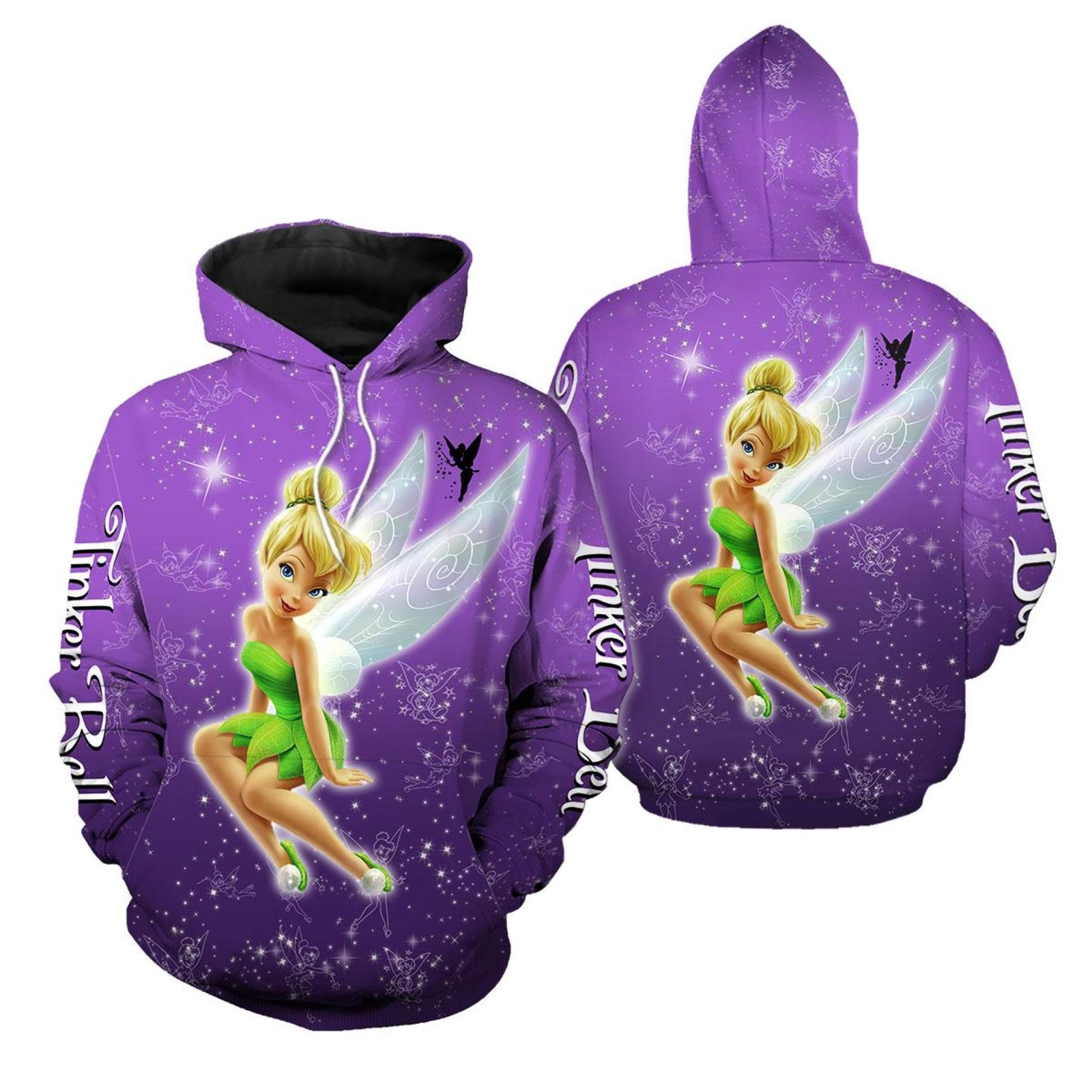 Beautiful Tinker Bell Disney Hoodie, 3D Hoodie