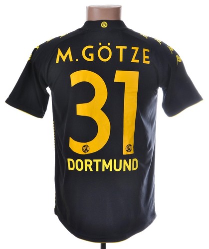 Maillot Borussia Dortmund 2010/11 Taille L – Kappa Jaune, état Correct
