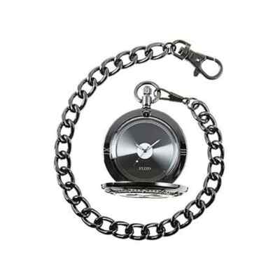 The Melrose Pocket Watch in Gun Metal Men   Gray