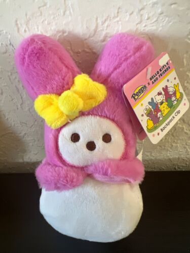 PEEPS Easter Bunny HELLO KITTY KUROMI-MELODY POMPOM-KEROPPI PLUSH BACKPACK CLIP - Imagen 15 de 16