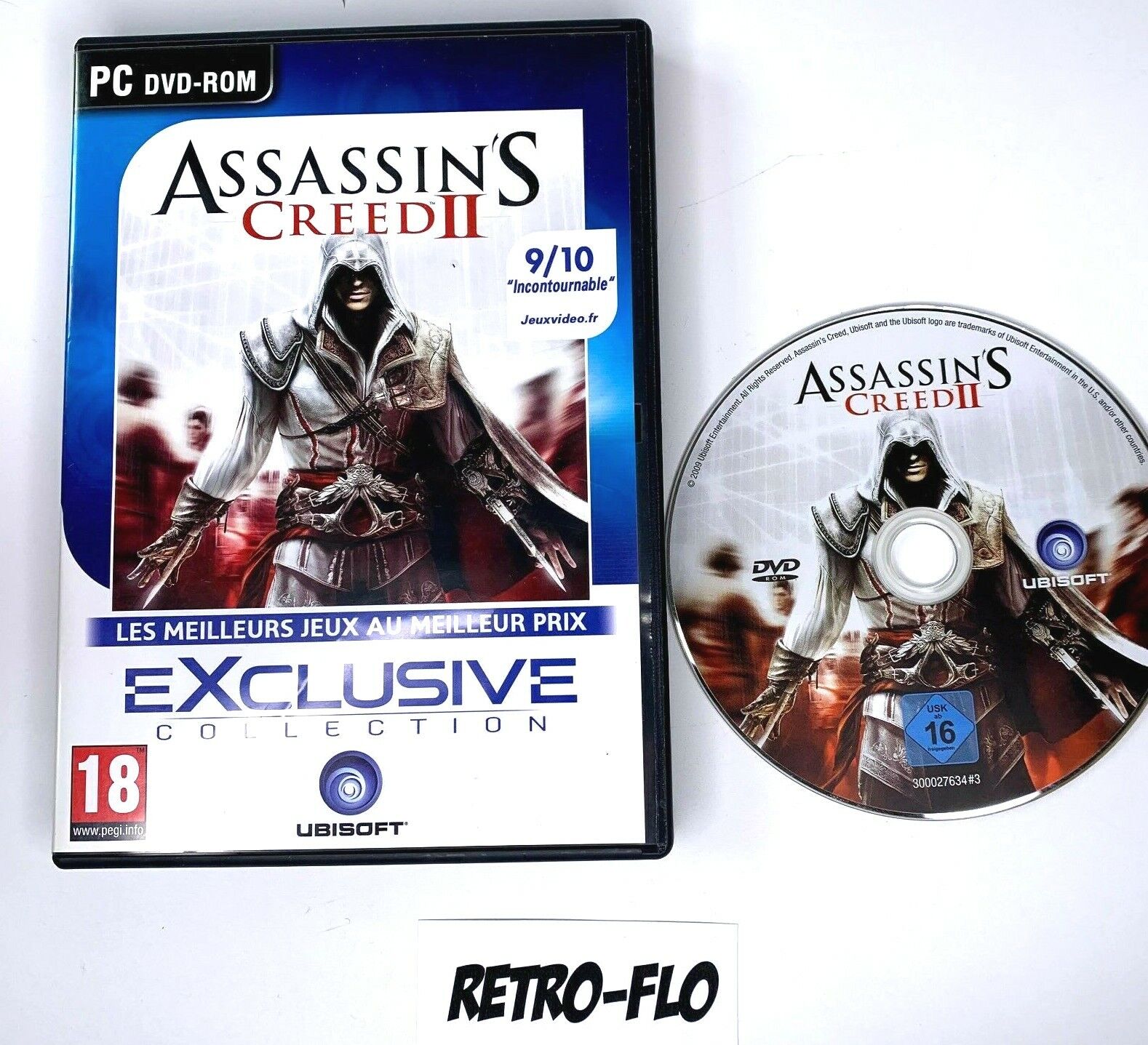 Assassins Creed & Assassins Creed II 2 Lot Of (2) PC DVD ROM Video Games