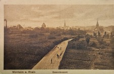 Historische Ansichtskarte, Monheim am Rhein, Gesamtansicht, um 1900, Feldpost
