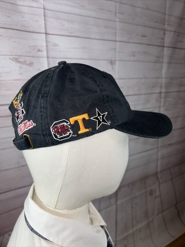 Florida Gators NCAA SEC conference Football Champions Black Strapback Hat Cap - Picture 7 of 9