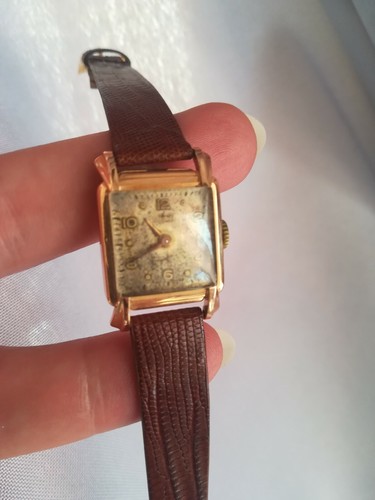 Orologio ORO 18k 750 DONNA VINTAGE usato cinturino lucertola numerato raro  | eBay