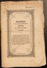 TIGRI Giuseppe. PISTOIA E IL SUO TERRITORIO. PESCIA E I SUOI DINTORNI. 1853