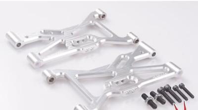 rear suspension arm for MCD RR5 And XS-5 F5 silver 4pcs Area alloy CNC front