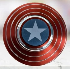 New Metal Fidget Spinner Spinner Toy Captain America Shield 