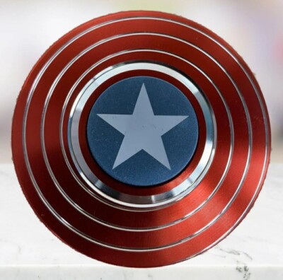 New Metal Fidget Spinner Spinner Toy Captain America Shield 