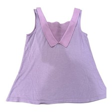 Emporio Armani Women Sleeveless Top Lavender Size 40