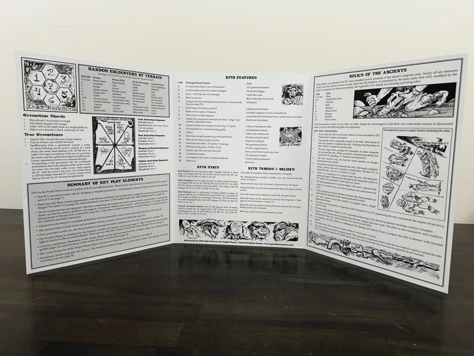 Goodman Games - DCC: Peril on the Purple Planet Edición de Autor - ¡NUEVO EN CAJA! Foto 4 de 4