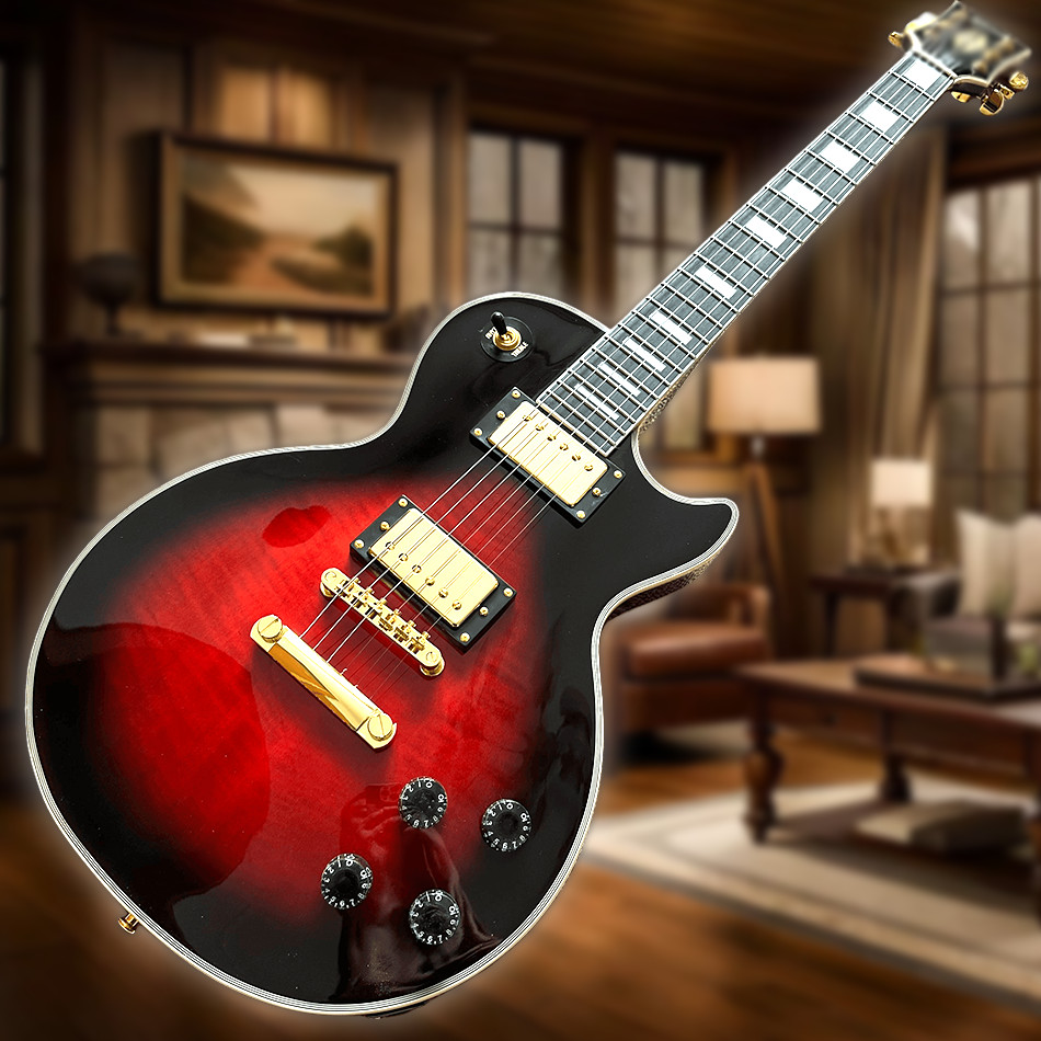 LP electric guitar Rosewood Fingerboard Solid Mahogany Body shipped from the USA