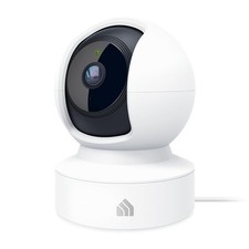 Kasa 2K Indoor Pan/Tilt Wired Security Camera - Works as a Baby Monitor  Pet C