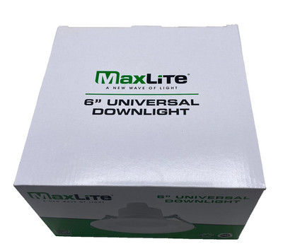Lot of 5 - Max Lite 6'' Universal Downlight RCF6V10WCS Wattage Selectable CCT