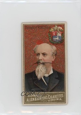 1889 Allen & Ginter World's Sovereigns Tobacco N34 President of Venezuela 0d08