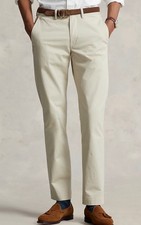 Polo Ralph Lauren Light Beige BEDFORD STRAIGHT FIT Chino Pants - all sizes