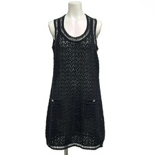 CHANEL P63289 Black [Outer fabric] cotton, nylon Women's Dress
