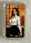 Bullion Baddies 1 oz Fine Silver Bar "Stella Siren"Snack Pack Nice Version W/COA